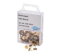 Wedo 9085653 punaises (überkapselt, laiton) Contenu de Lot de 100