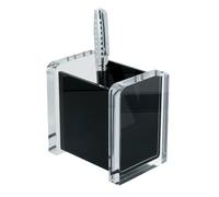 MGM Wedo Acryl Pot à crayons - Transparent/Noir