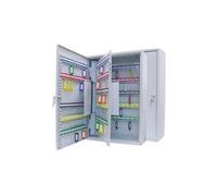 wedo armoire à clés pour 150 clés, dix barettes, gris clair noir