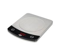 WEDO Balance universelle électronique Profi Steel capacité : 10 kg, couleur : argent/noir, écran LCD, - 1 pièce (48 110054)