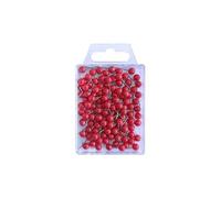 Wedo Boite De 100 Epingles De Signalisation Boule 16 Mm Rouge