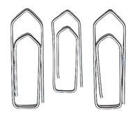 Wedo Bte De 1000 Trombones 32 Mm Zingué Brillant