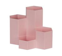 Multipot HONEYCOMB, 4 compartiments, PP, rose
