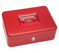 WEDO Caissette à monnaie avec clip, rouge, (l)250 x (p)180 x (h)90 mm