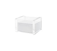 Wedo cristallic cube-mémo acrylique avec feuillets transparent 607016