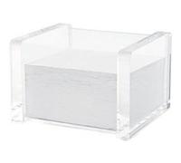 Wedo cristallic cube-mémo acrylique avec feuillets transparent 607016