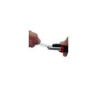 Wedo Cutter Professionnel Auto-Load, Lame: 18 Mm, Noir/Rouge