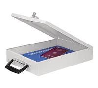 WEDO Dokumenten-Kassette A4, 35,5 x 26 x 6,7 cm lichtgrau