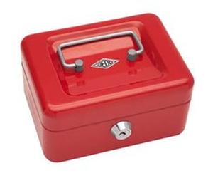 WEDO Gr.1 - Caisse à monnaie - acier - revêtement poudre rouge G