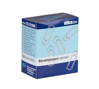 WEDO Lot de 1000 trombones galvanisés brillants 32 mm