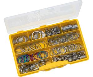 WEDO Metall-Schlsselringe, 300er Sortimentskasten