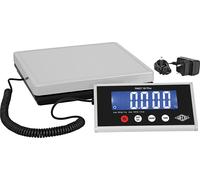 WEDO Paquet 50 Plus, 50 kg en fonte d'aluminium, plateau de pesée en acier inoxydable, tare, ajustage - 1 pièce (50 7605005)