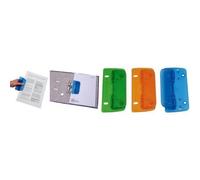 Wedo Perforateur de poche 67803 - Capacité 3 feuilles - Bleu ICE