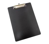 Porte-bloc aspect carbone, A4, en PP, noir