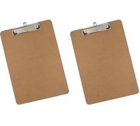 WEDO® Porte-bloc DIN A4 en MDF en fibre de bois, couleur marron (Lot de 2)