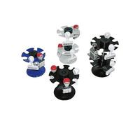 Wedo Porte-Timbres 12 Places, Rond, 2 ¿Tages, Noir