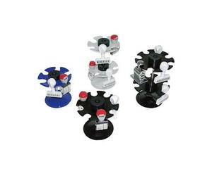 Wedo Porte-Timbres 12 Places, Rond, 2 ¿Tages, Noir