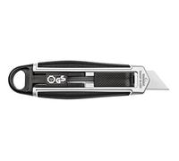 Cutter pour gauchers, lame trapèze, noir/argent