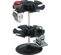 WEDO Stempeltr„ger 12-fach, rund, 2-Etagen, schwarz