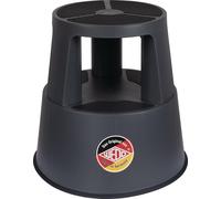 Wedo Tabouret marchepied SuperStep – plastique incassable, antidérapant, H env. 43 cm, 150 kg – Gris