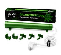 Weedness Chauffage Grow 240 watts 120 cm de long pour chambres de culture et plantes - Culture en intérieur Radiateur Grow Chauffage rapide Économique