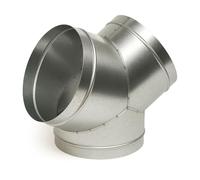 Weedness Raccord Y 150 mm en métal pour ventilateur d'aspiration filtre à charbon ducté