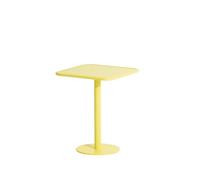 W nd Bistro Table Square Table haute Petite Friture Jaune - 3701128115177