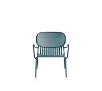 Petite Friture - Fauteuil bas empilable Bleu