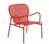 Petite Friture - Fauteuil bas empilable Rouge