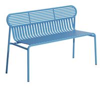 Petite Friture - Banc avec dossier Bleu