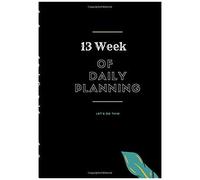 Weekly Planner, Appointment Book, Daily Planner, 6.69" X 9.61", Determine The Goals Of The W or Kids: 6.69 X 9.61 Inch (16.99 X 24.4 Cm) 117 Pages