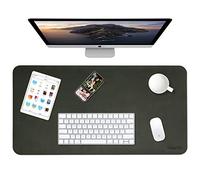 Weelth Tapis de bureau multifonction étanche en cuir PU double face pour bureau ou maison