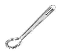 WEERSTONE Fouet Cuisine à Spirale Cuillère Magique en INOX mèche Batteur à Main levée mousseur Foamer moussant crémeux Acier Inoxydable Mini-mélangeur Agitateur (argenté)