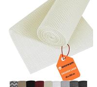 Weewam Tapis Fond de Tiroir Cuisine EVA 60x300cm - Protection Antidérapante Adhésive pour Tiroirs, Étagères, Armoires, Placards, Camping-Car - Motif Flocon de Neige