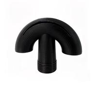 Wegiwuca Embout de sortie de fontaine de piscine, tête de cascade incurvée pour décoration de piscine et mouvement d'eau incurvé