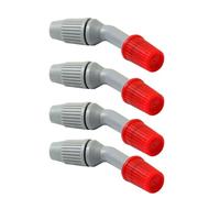 Wegiwuca Lot de 4 buses de pulvérisation coniques en fibre de verre pour sac à dos - Buses réglables de rechange pour l'arrosage du jardinage et de l'agriculture
