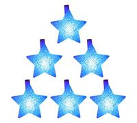 Wegiwuca Lot de 6 bracelets lumineux LED multicolores pour fêtes et événements nocturnes - Accessoires lumineux pour adultes, One Size, Comme décrit, Comme décrit.