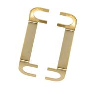 Wegiwuca Plaques de pont pour terminaux domestiques, 1 paire, pièce coudée | 1 paire de connecteurs de terminal pour l'installation de poteaux de liaison à domicile et l'utilisation de liaison