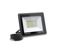 Wegoodlife 60W Projecteur LED Extérieur, Super Lumineux 6000LM Projecteur LED, 6500K Blanc Froid Spot Extérieur, IP66 Étanche Éclairage Mural, Éclairage de Sécurité pour Jardin, Patio, Garage, Entrée