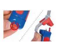 Weicon 50050227 Couteau à dégainer n8-27 Bleu/rouge