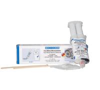 WEICON Fast-Metal Colle à minutes pour métal, bois, pierre, plastique, verre, céramique, fibre de verre, etc. Gris 24 ml