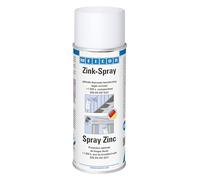 WEICON Spray Zinc 400 ml, peinture antirouille pour tous les métaux, protection contre la corrosion, couleur : galvanisation à chaud légèrement altérée