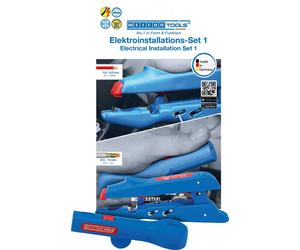 WEICON TOOLS 10039675 No 300 + No 13 Set de dénudeurs de câbles adapté pour conducteurs avec isolant PVC 0.5 à 6.0 mm²