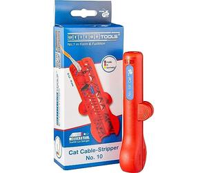 WEICON TOOLS Cat Cable-Stripper No.10, Dénudeur pour câbles de données Cat 5, 6 & 7, Dénudeur pour câbles réseau