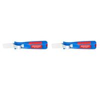 WEICON TOOLS Couteau à câble No. 4-28 H Set de 2 pièces | Plage de dénudage 4-28 mm | incl. lame à crochet