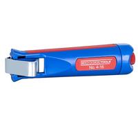 WEICON TOOLS Couteau à Dégainer N° 4 - 16 / Outil à dégainer pour câbles ronds de 4 à 16 mm de diamètre, Bleu/ Rouge