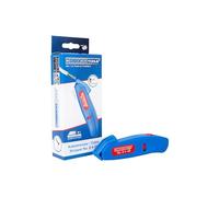 WEICON TOOLS Couteau à dégainer No. S 4-28, Outil à dénuder pour câbles de 4-28 mm, lame crochue rétractable, Fabriqué en Allemagne