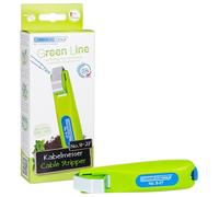 WEICON TOOLS Couteau pour câbles No. 8-27 Green Line | Matières premières durables | Plage de travail de 8-28 mm Ø
