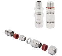 Weidmüller 1188840000 Presse-étoupe avec joint, avec décharge de traction M16 acier inoxydable naturel 160 pc(s)