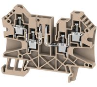 Weidmüller 2436420000 Bloc de jonction de test sectionnable modulaire 6 mm raccord à vis beige 50 pc(s)